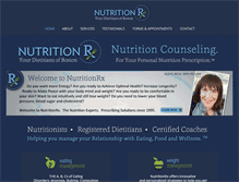 Tablet Screenshot of nutritionrx.com