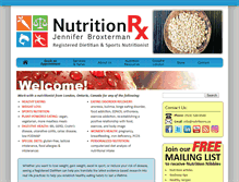 Tablet Screenshot of nutritionrx.ca